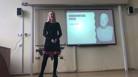 ŠK SOČ 2020-V. Čechová při obhajobě