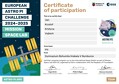 Certifikát týmu Certifikát týmu