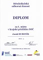 KK SOČ 2019 - Diplom Jonáše Bubeníka