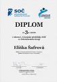KK SOČ 2023-Diplom E. Šafrové