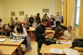 Místnost pro debatéry - v popředí A-team z Nymburka