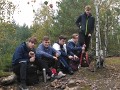 Oběd na jedné ze skal