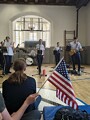 The United States Air Forces in Europe- Air Forces Africa Band u nás na škole