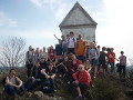 vrcholová fotka s Máří Magdalenou v pozadí
